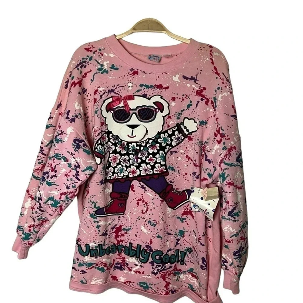 VTG,NWT,COMFY Club,top,colorful,oversized PTP 24”, colorful,jewels,childhoodcore